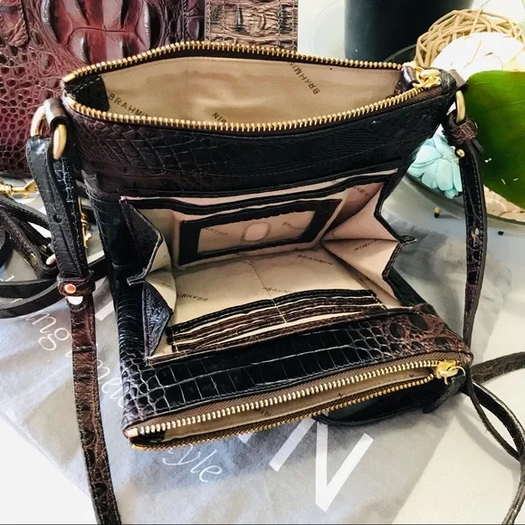 ❌SOLD❌Brahmin Small Caroline + Mojito Crossbody - Picture 12 of 14